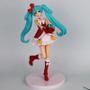 Imagem de Tema De Natal Hatsune Miku Figura Segurando Presente Anime Boneca De Mesa Decoração Artesanal Para