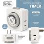 Imagem de Temporizadores Programáveis Internos BLACK+DECKER - Pacote com 2 - Polarizados
