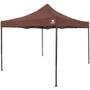 Imagem de Tenda Gazebo Dobrável 3mx3m Pagoda Marrom FPS 60 - Bel Fix