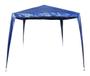 Imagem de Tenda Gazebo Montável Base 3x3m Barraca Praia Com Bolsa Azul Cobertura 2,4m Importway