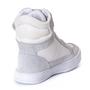 Imagem de Tênis Academia Fit Feminino Sneaker Design Cano Alto Caminhada Casual Confortável Couro Esporte