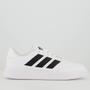 Imagem de Tênis Adidas Courtblock Branco e Preto