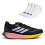 Imagem de Tênis Adidas Feminino Runfalcon 5 + 3 Pares Meia Adidas Cano Baixo Sportswear Low-Cut