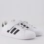 Imagem de Tênis Adidas Grand Court 2.0 EL Infantil Branco e Preto