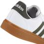 Imagem de Tênis Adidas Grand Court Base 2.0 Branco e Verde Oliva - Masculino