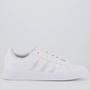 Imagem de Tênis Adidas Grand Court Base 2.0 Feminino Branco e Lilás