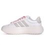 Imagem de Tênis Adidas Grand Court Platform Branco e Vermelho - Feminino