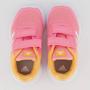 Imagem de Tênis Adidas Tensaur Run 2.0 CF Infantil Rosa e Laranja