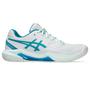 Imagem de Tênis ASICS GEL-Dedicate 8 - Feminino - Branco com Azul