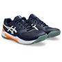 Imagem de Tênis ASICS GEL-Dedicate 8 Padel - Masculino - Azul Marinho com Branco e Laranja