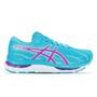 Imagem de Tênis ASICS GEL-Hypersonic 5 - Feminino - Azul com Branco e Rosa