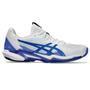 Imagem de Tênis ASICS Solution Speed FF 3 - Masculino - Branco com Azul e Roxo