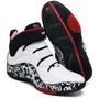 Imagem de Tenis Basquete SIX Street Cano Alto em Couro com Textura e Sola Estampada