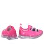 Imagem de Tenis calçado bebe Infantil Calce Fácil Feminino Luzinha Led Pink Ursinho