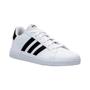 Imagem de Tênis Casual Branco e Preto Kids Grand Court  Adidas