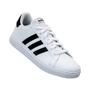 Imagem de Tênis Casual Branco e Preto Kids Grand Court  Adidas