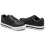 Imagem de Tênis Casual Dk Shoes Fita Auto Colante e Sola Borracha com Detalhe em Listra