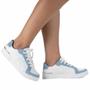 Imagem de Tênis Casual Feminino Azul Off White Kolosh C3019-0003