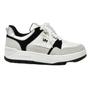 Imagem de Tenis casual feminino branco preto via marte 