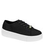 Imagem de Tênis Casual Feminino Flatform Moleca Preto Floather 5799.100