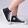 Imagem de Tenis Casual Feminino Preto Botinha Cano Médio Coleção Moda Leve