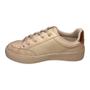 Imagem de Tênis Casual Feminino Ramarim Flatform Nude/Dourado 24-76203