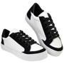 Imagem de Tênis Casual Feminino Retrocore Clássico Dia a Dia Flatform Moda Confortável Via Angel 8201