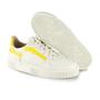 Imagem de Tênis Casual Feminino Sandro Moscoloni Couro Mariah Off White/Amarelo