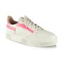 Imagem de Tênis Casual Feminino Sandro Moscoloni Couro Mariah Off White/Pink