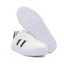 Imagem de Tênis Casual Feminino Sapatenis Básico Clássico Leve Macio Flat Modelo Branco e Preto