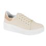 Imagem de Tenis Casual Feminino Vizzano Flatform Liso Glamour Conforto