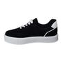 Imagem de Tenis Casual Flatform Feminino Camurça Vizzano Preto e Branco 1442.202