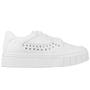 Imagem de Tênis Casual Flatform Feminino Tanara Branco/Prata - T8241