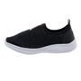 Imagem de Tênis Casual Infantil Feminino Slip On Fashion Fz 1100-06 Preto