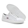 Imagem de Tenis casual masculino five branco ajuste cadarço com solado costurado