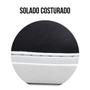 Imagem de Tenis casual masculino five preto ajuste cadarço com solado costurado