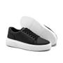 Imagem de Tenis Casual Masculino Preto Confortavel Calce Facil Elastico Fork