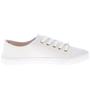 Imagem de Tênis Casual Moleca Liso Feminino Branco