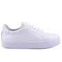 Imagem de Tênis Casual Mr. Gutt Feminino de Couro Liso Branco