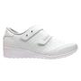 Imagem de Tenis Casual Sapatenis Feminino Kolosh Anabela Inteiro Branco Preto C2283