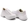 Imagem de Tenis Chunky Yoyo Store Liso com Sola Alta Detalhada Confortavel e Cadarço