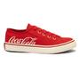 Imagem de Tênis Coca Cola Wooster Canvas Feminino Vermelho/Branco