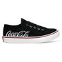 Imagem de Tênis Coca Cola Wooster Canvas Preto Feminino