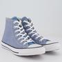 Imagem de Tênis Converse All Star Chuck Taylor Jeans Cano Médio Azul