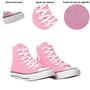 Imagem de Tênis Converse Original Adulto Juvenil Core Hi Cano Alto Rosa