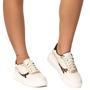 Imagem de Tenis Creper Feminino Casual Off White Onça Estilo Shoes