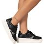 Imagem de Tenis Creper Feminino Casual Preto Estilo Shoes