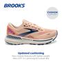 Imagem de Tênis de corrida Brooks Adrenaline GTS 23 feminino azul damasco 10.5