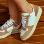 Imagem de Tenis De Couro Feminino Legitimo Casual Retro Classico Macio