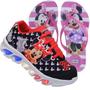 Imagem de Tenis De Led Infantil Minnie + Chinelo Lançamento